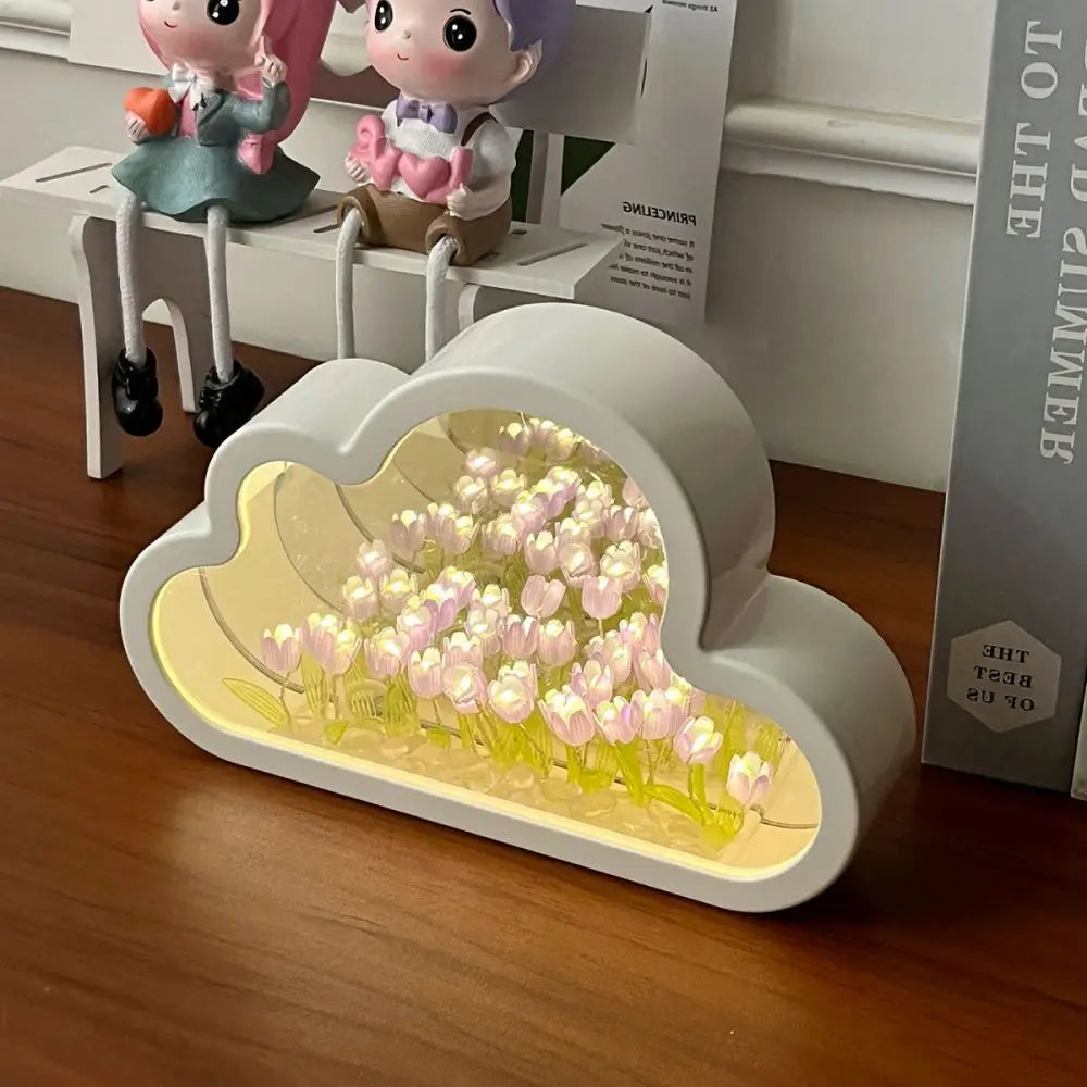 DIY Infinite Tulip Flower Cloud Lamp